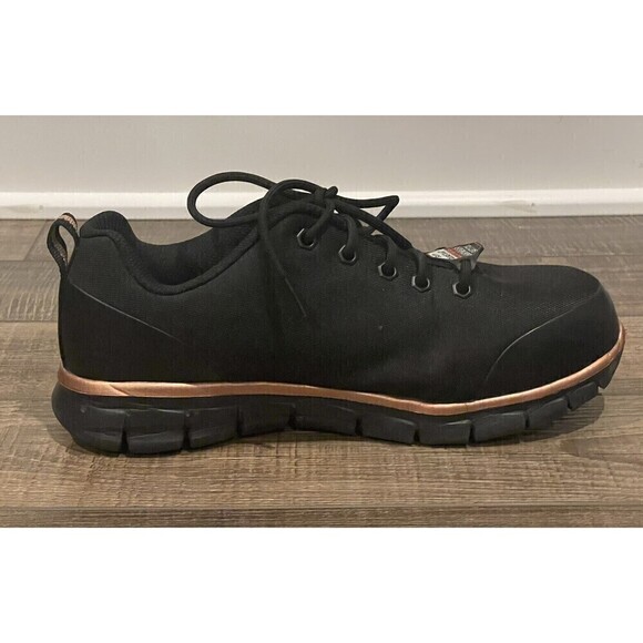 Skechers Flex Sole Steel Toe Lace-Up Oil & Slip Resistant Work Shoes 9.5 Womens - Picture 5 of 12